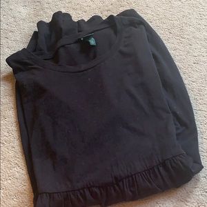 Babydoll black dress